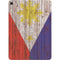 Philippines Flag Dark Wood Apple iPad Air Skin